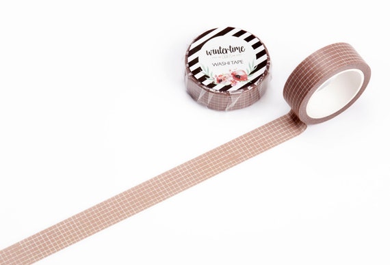 Distressed Grid - Exclusive Washi Tape by Wintertime Crafts