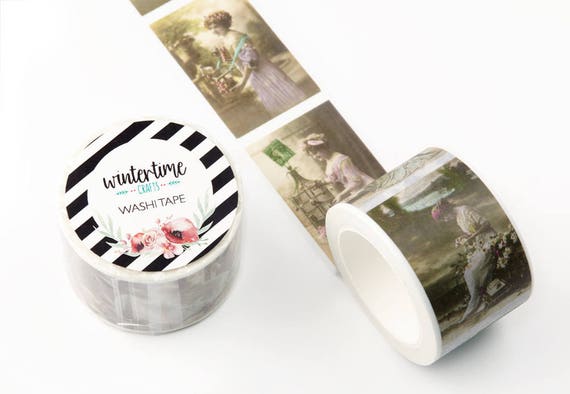Washi Tape *SHOP EXCLUSIVE* Vintage Postcards Masking Tape by Wintertime  Crafts for Scrapbooking, Journaling, Traveler's Notebook, Collage