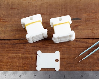 Destash Sale: Plastic Bobbins For Embroidery Thread, Washi Tape, Storage, Crafts, Approx. 100