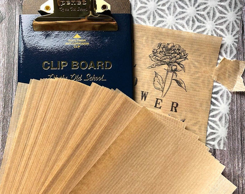 Onion Skin Paper Pack from Wintertime Crafts - 30 Small Brown Paper S…