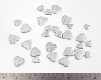 Destash Sale: Textured Heart Embellishments For Arts and Crafts