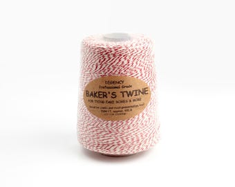 Destash Sale: 767 Yards Roll of Red Baker's Twine for Paper Crafts, Scrapbooking, Journals, Christmas