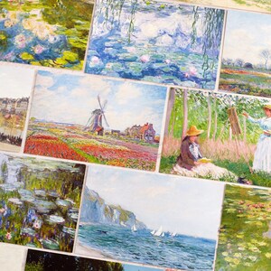 The Classic Claude Monet Postcard Set *SHOP EXCLUSIVE* - Set of 30 Impressionism Paintings Art Print Cards for Paper Crafts, Snail Mail image 6