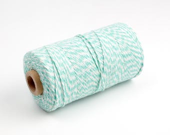Destash Sale: Roll of Teal Baker's Twine for Paper Crafts, Scrapbooking, Journals, Gift Wrapping