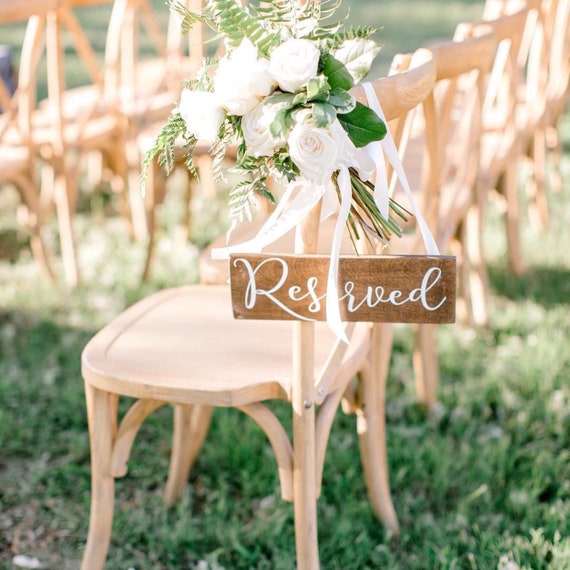 Reserved Seating Sign Wedding Decorations Wedding Signs - Etsy