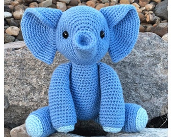 Izzy the Elephant crochet toy