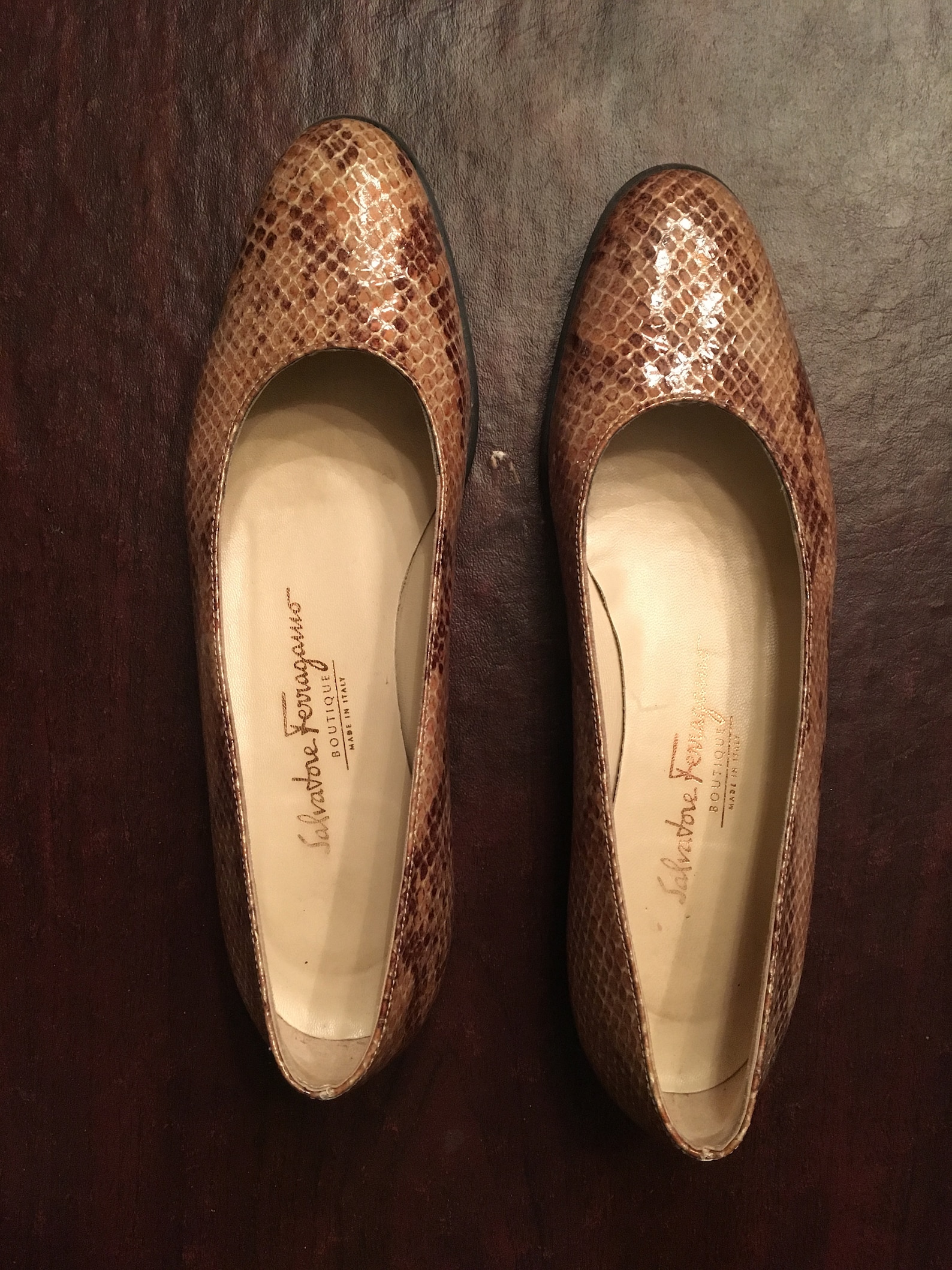salvatore ferragamo boutique snakeskin ballet flats salvatore ferragamo boutique snakeskin ballet flats