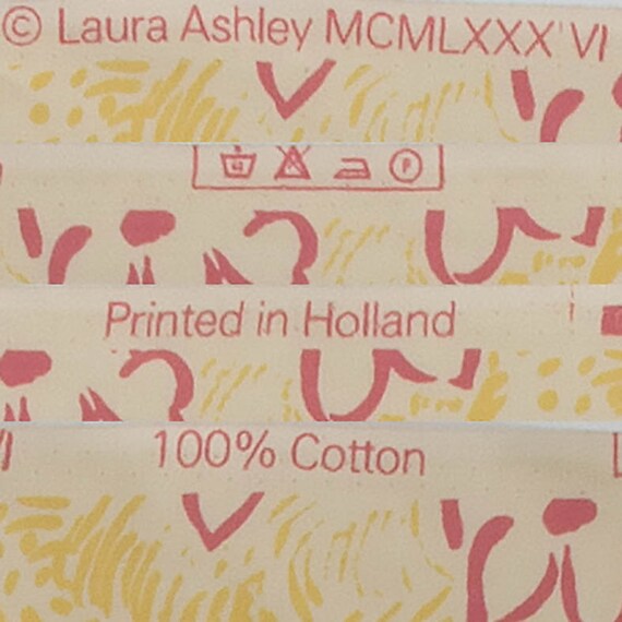 Vintage Cotton Fabric By Laura Ashley Bloomsbury Sk326 Etsy