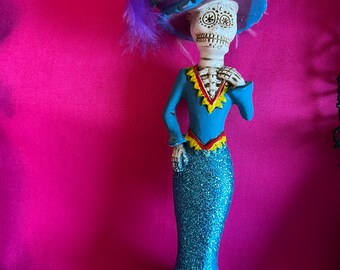 Mini Catrina Dolls/Catrina figurine/Day of the Dead Decor/Dia de los Muertos Decor/Altar Decorations/Ofrenda Decorations/