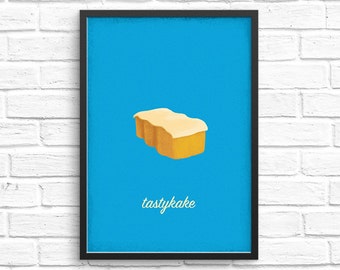 Butterscotch Krimpet Art Print / Philly Food Illustration