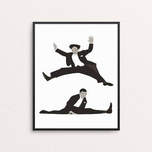 Nicholas Brothers Illustration / Stormy Weather / Jumping Jive Dance Art Print