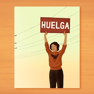 Dolores Huerta Illustration / Women&#39;s History Art Print
