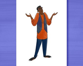 Dwayne Wayne Art Print / A Different World Illustration