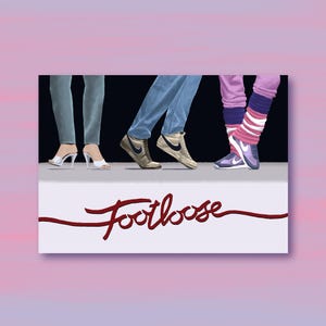 Footloose Art Print / 80s Movie Illustration