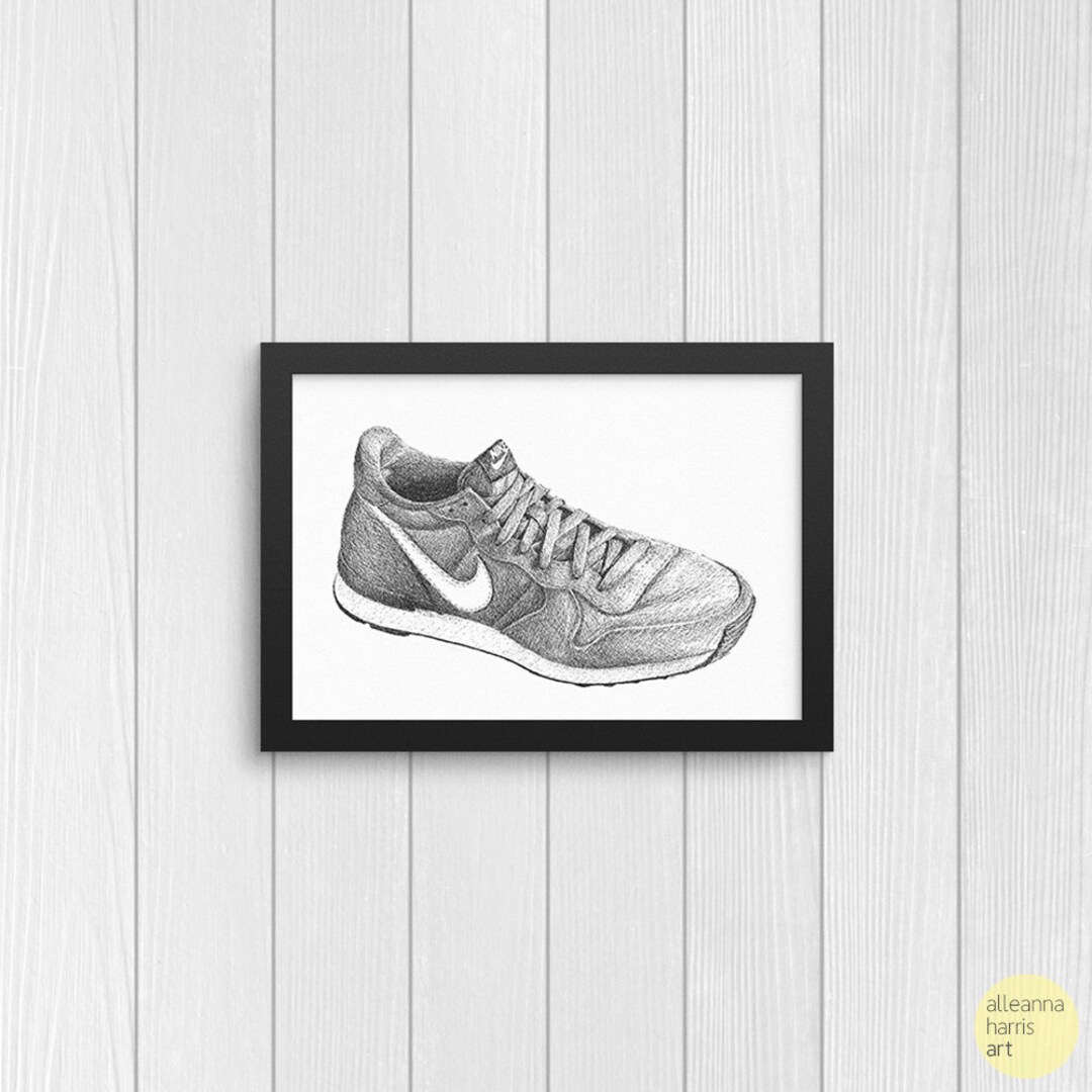 sneaker drawing nike