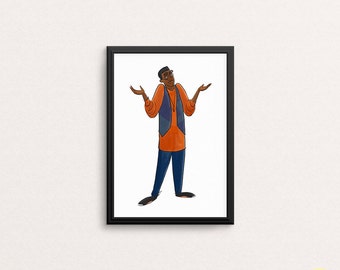 Dwayne Wayne Art Print / A Different World Illustration