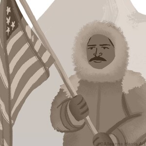 Matthew Henson Illustration / Black History Art Print - Etsy
