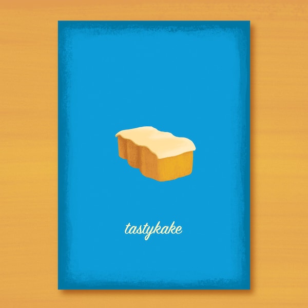 Butterscotch Krimpet Art Print / Philly Food Illustration