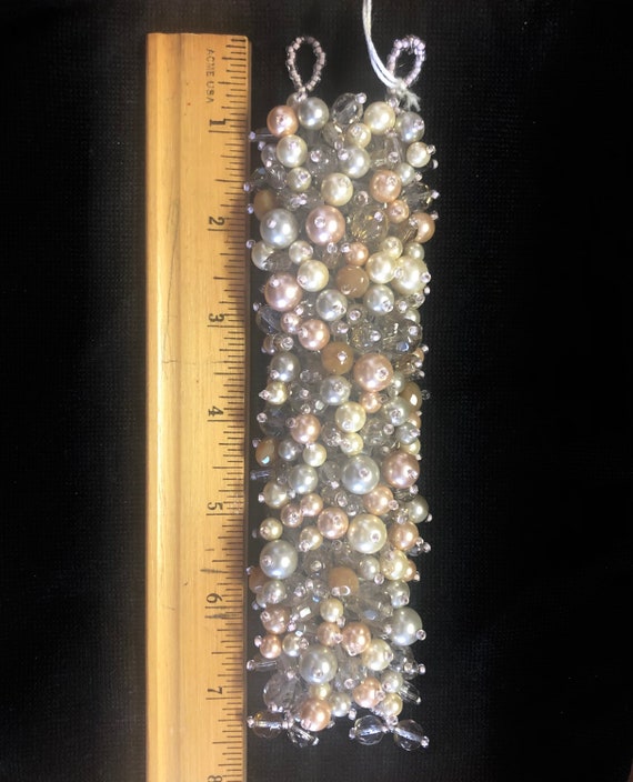 Pretty Venetian Crystal and Faux? Pastel Pearls B… - image 6
