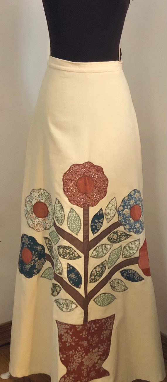 Mountain Artisans Maxi Skirt- Vintage Appalachian