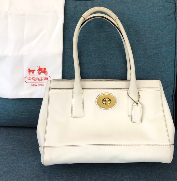 Smart Vintage Coach Off White/ Bone Madeline Bag/P