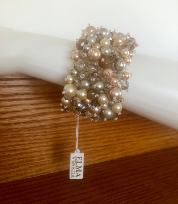 Pretty Venetian Crystal and Faux? Pastel Pearls B… - image 2