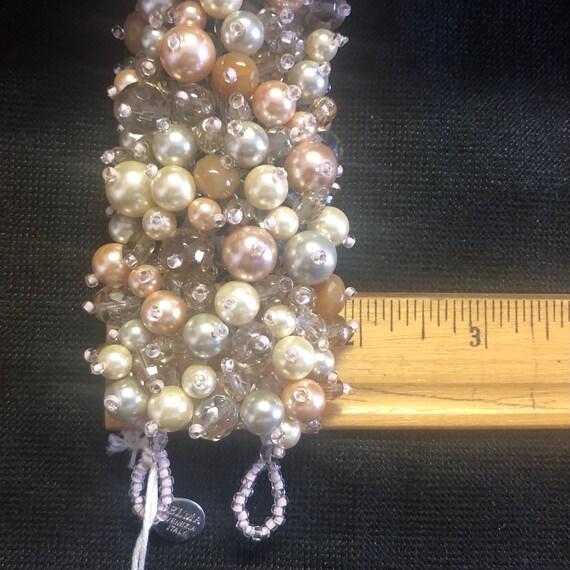 Pretty Venetian Crystal and Faux? Pastel Pearls B… - image 7