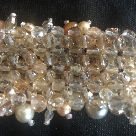 Pretty Venetian Crystal and Faux? Pastel Pearls B… - image 8