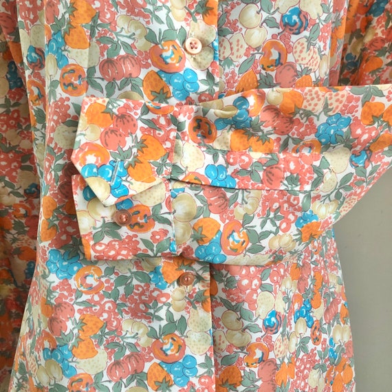 Cheery Vintage 1970s/80s Blouse by Jason Maxwell … - image 3