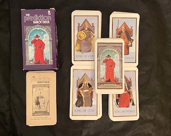 The Prediction Tarot Deck/Cards, 78 Cards and Guide Book, 1985 Aquarian Press