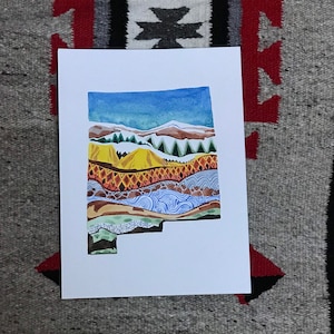New Mexico Kaart