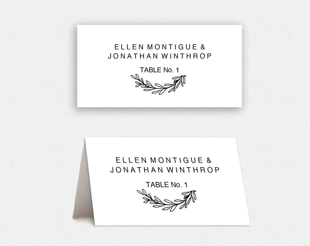 Printable Place Card Template Wedding Place Cards Seating Etsy
