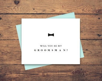 Printable Will You Be My Best Man | Best Man, Groomsman, Usher, Ring Bearer, Jr. Groomsman Bundle | Wedding | Instant Download | No. PW3005