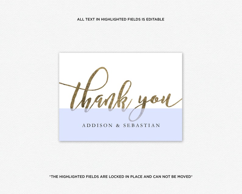 Thank You Card Gold Wedding Calligraphy Invitations Wedding thank-you-card-gold-wedding-calligraphy-invitations-wedding