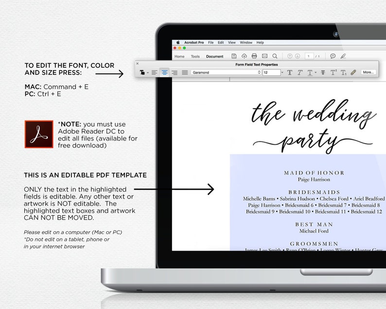 Wedding Seating Chart Template Seating Cards Template Instant Download Table Cards Calligraphy EDN 5142 Gold Printable Editable