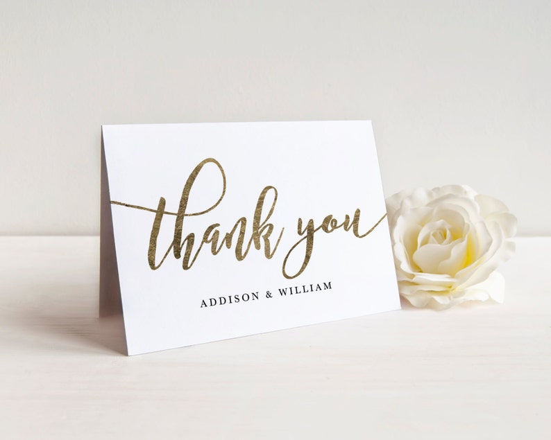 thank-you-card-gold-wedding-calligraphy-invitations-wedding