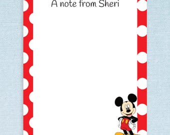 Custom Notepad with Name or Text // 50 sheets per stack 4&quot;x5.5&quot; size gift idea bulk teacher appreciation personalized stationery gift