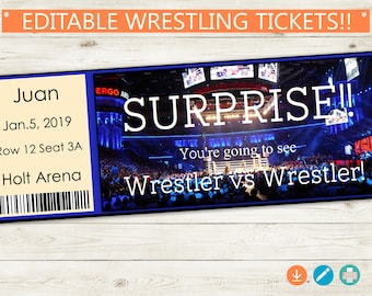 1940 Special Ringside free shipping domestic USA Vintage Naval Armory Wrestling ticket March 14
