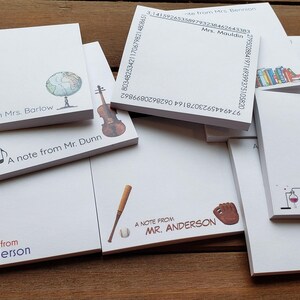 Personalized Sticky Notes With Custom Name or Text // 3