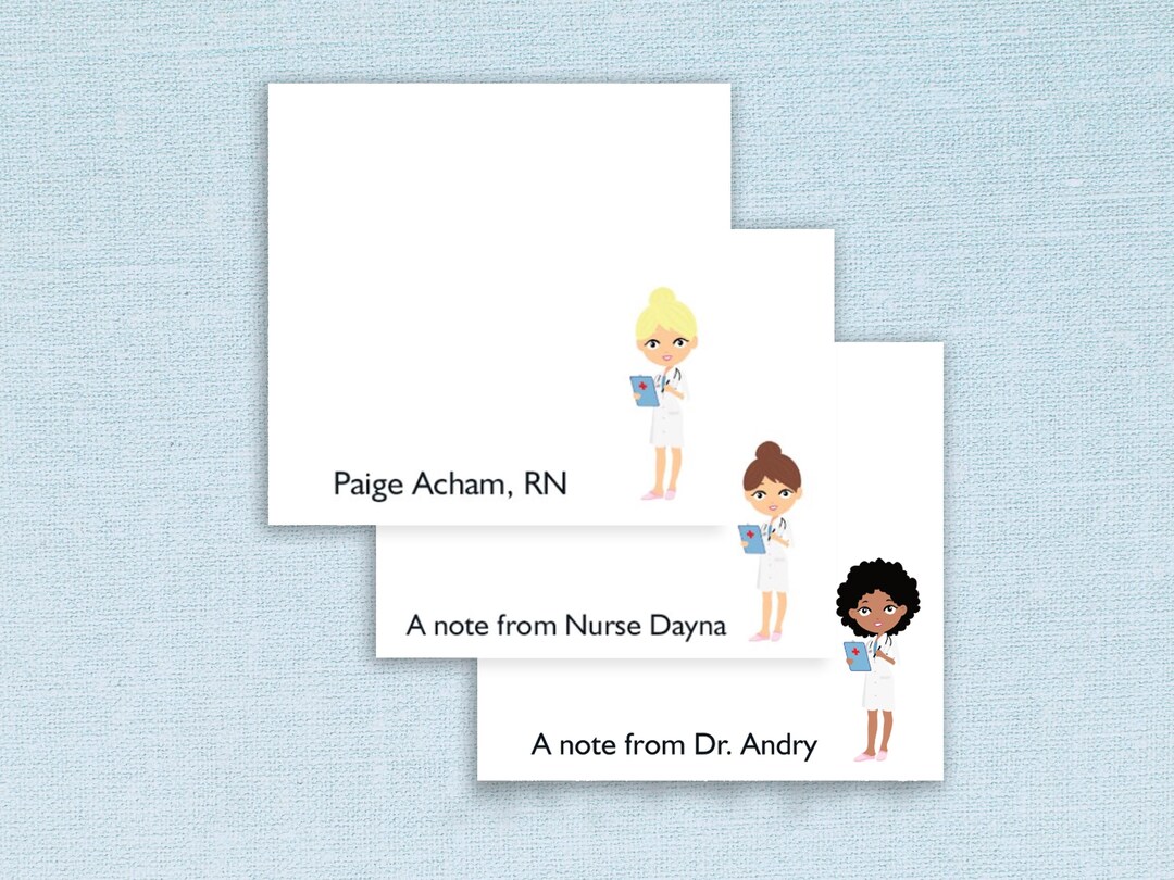 Sticky Note Med Custom Nurse Doctor Sticky Notes // Nurse Gift Idea, Customizable ...