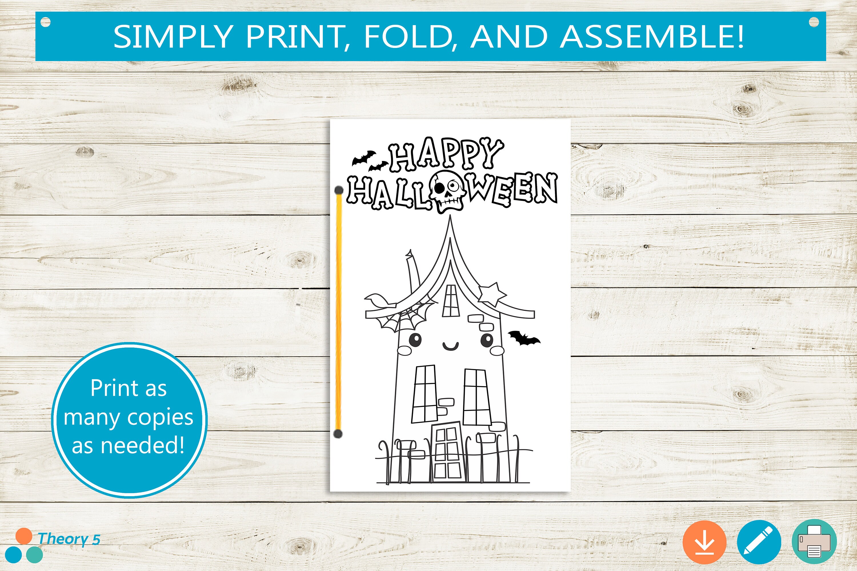 Halloween Activity Book Printable for Kids // Instant Download PDF ...
