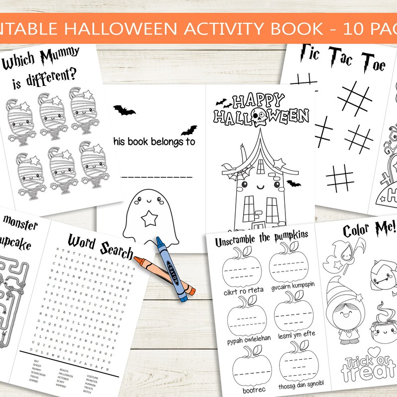 Halloween Book Lot Kids - Etsy