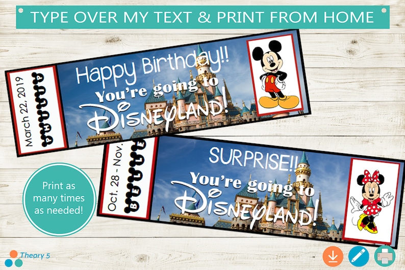 Printable and Editable Tickets in the direction of Disneyland! Adobe editable PDF, holiday clarify tickets, question, holiday, Mickey, personalized Do it yourself, reward concept photo relating to You're Going to Disneyland Printable named Printable and Editable Tickets toward Disneyland! Adobe editable PDF, holiday vacation make clear tickets, wonder, trip, Mickey, custom made Do-it-yourself, reward principle