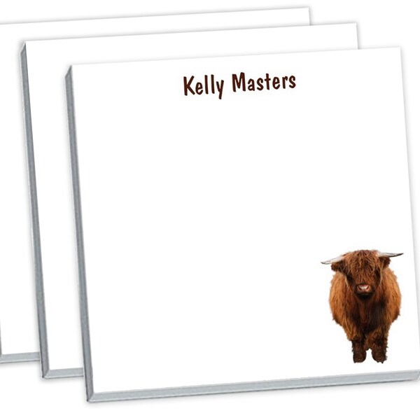 Highland Cattle Pad Etsy