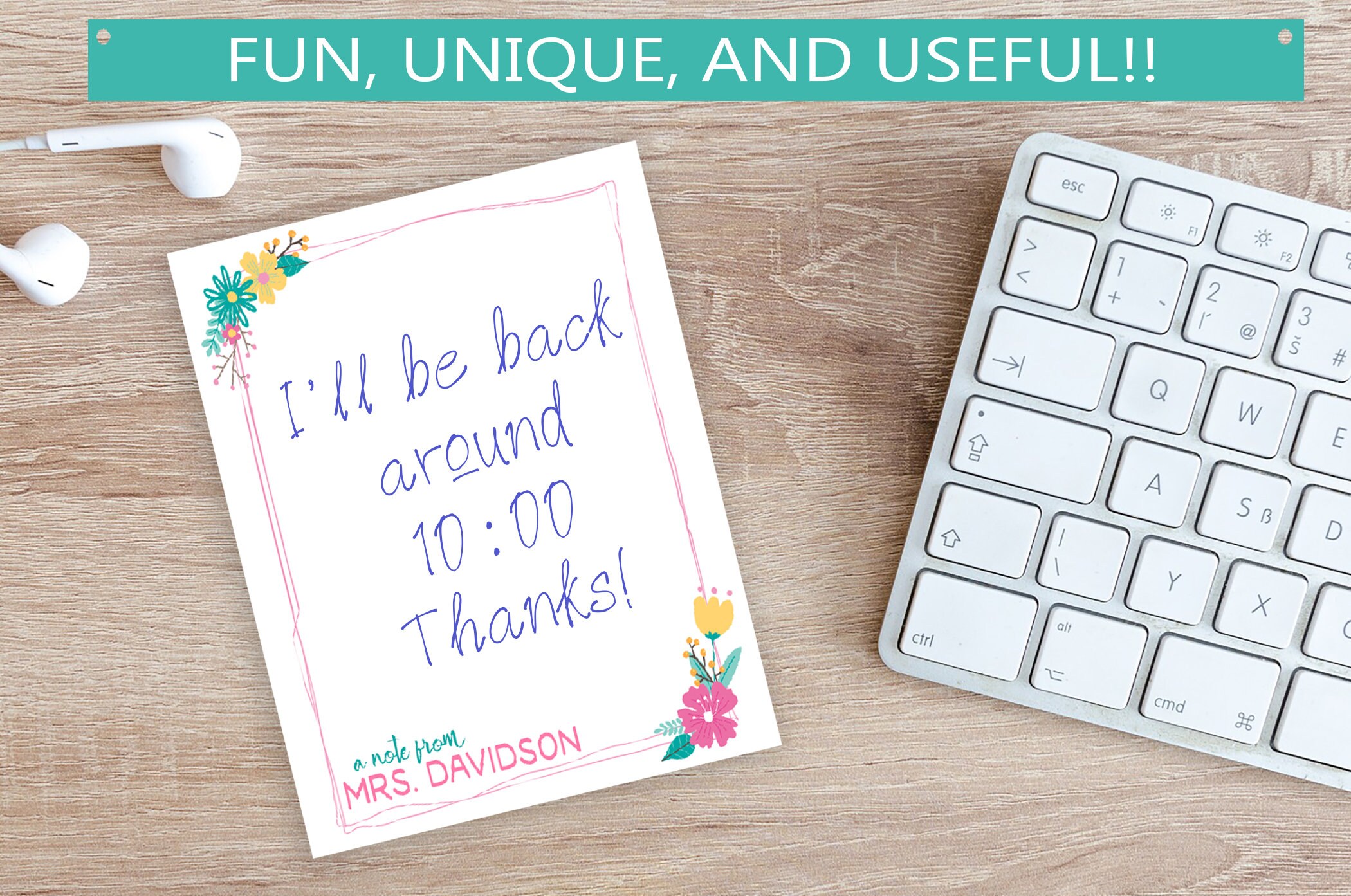 Custom Notepad With Personalized Name // 50 Sheets per Pad - Etsy