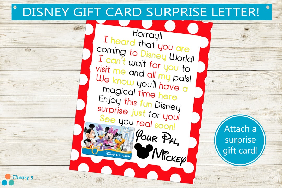 Gift Card Holder Surprise Letter // Red Yellow Fun Text // - Etsy