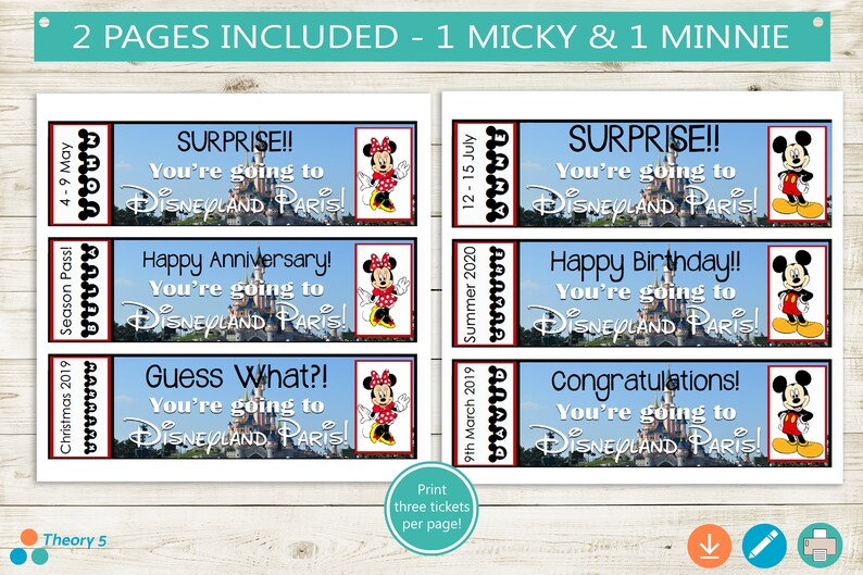 disneyland paris trip reveal tickets adobe reader