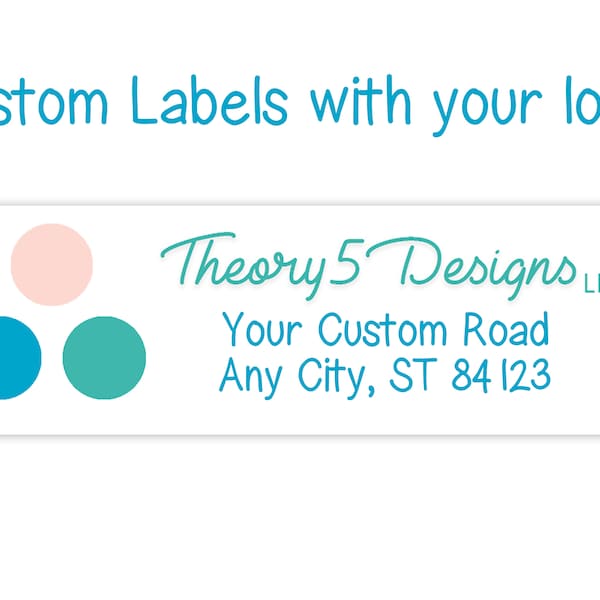 Personalized Peel and Stick Logo Etsy