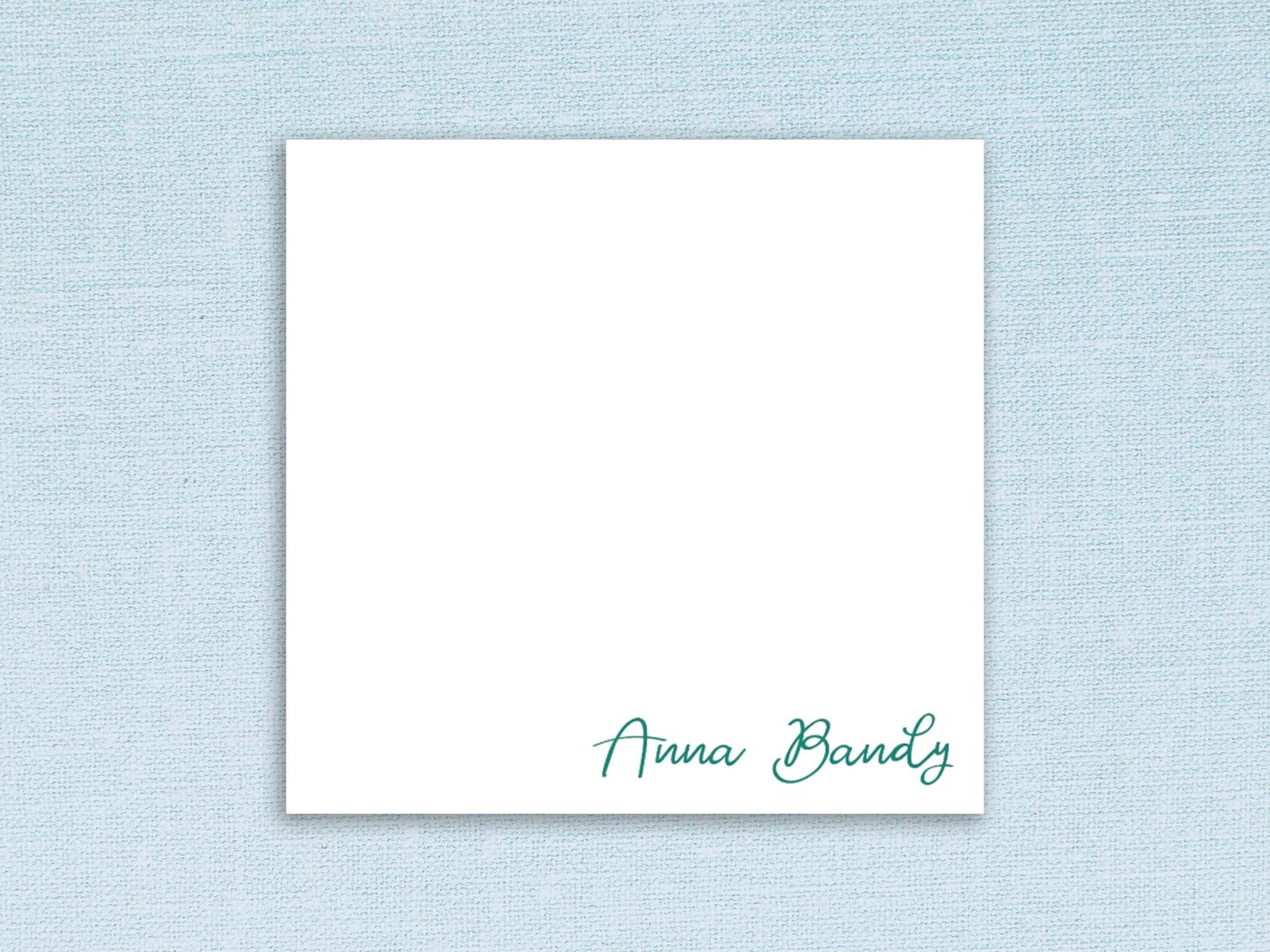 Personalized Sticky Notes With Custom Name Text // 3