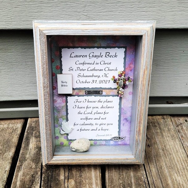 Customized Confirmation Gift, Personalized Confirmation Gift, Confirmation Gift for Girl, Confirmation gift from Sponsor or Godparent